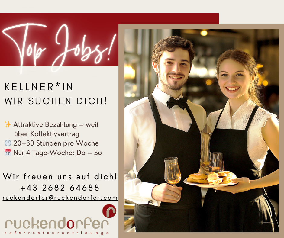 Stellenausschreibung - Offener Job: Kellner / Kellnerin